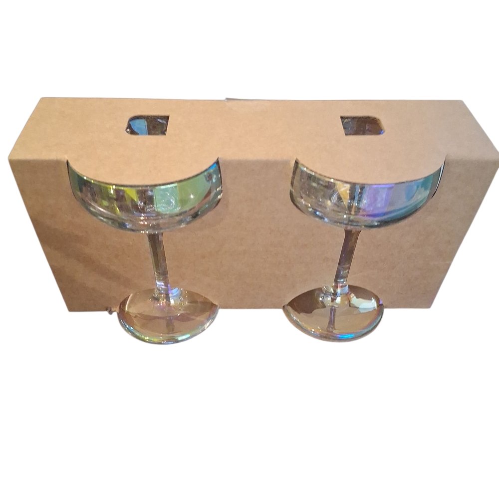 No Boundaries Iridescent Glass Set